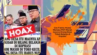 Cek Fakta: Hoaks Mendes PDT Marah karena Orang Desa Belanja di Toko Kecil Ketimbang Kopdes