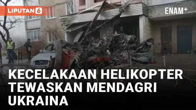 Mendagri Ukraina Tewas Dalam Kecelakaan Helikopter