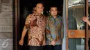 Gubernur DKI Jakarta terpilih Anies Baswedan usai mengelar konferensi Pers di Rumah Borobudur, Jakarta, Senin (15/5). Dalam Konferensi tersebut mereka memperkenalkan Tim Sinkronisasi Anies-Sandi yang di ketuai oleh Sudirman Said. (Liputan6.com/JohanTallo)