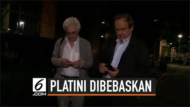 VIDEO: Setelah 15 Jam Diinterogasi, Michel Platini Akhirnya Dibebaskan