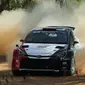 Toyota GR Yaris AP4 dikepung mobil rally WRC2 di Kejurnas Rally 2023 (TGRI Adrenal Rio)