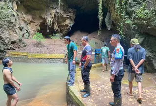 Kepala Dusun Meninggal Tenggelam Saat Tolong Mahasiswa KKN. (Liputan6.com/Hendro Ary Wibowo)