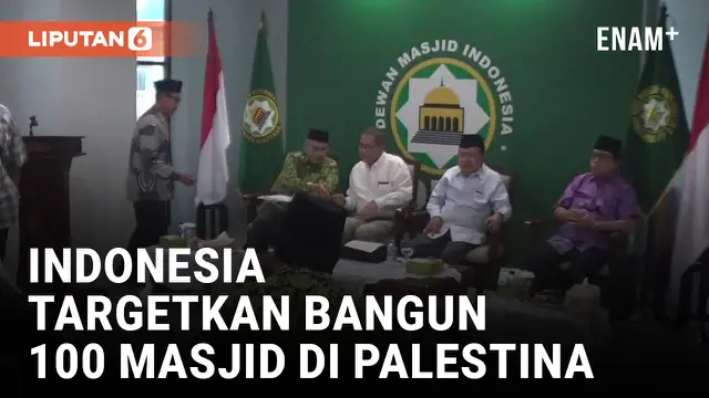 VIDEO: Indonesia Bakal Bangun 10 Masjid di Palestina