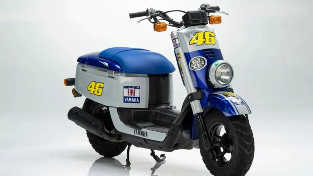 Yamaha Giggle 50 bekas Valentino Rossi laku seharga ratusan juta rupiah