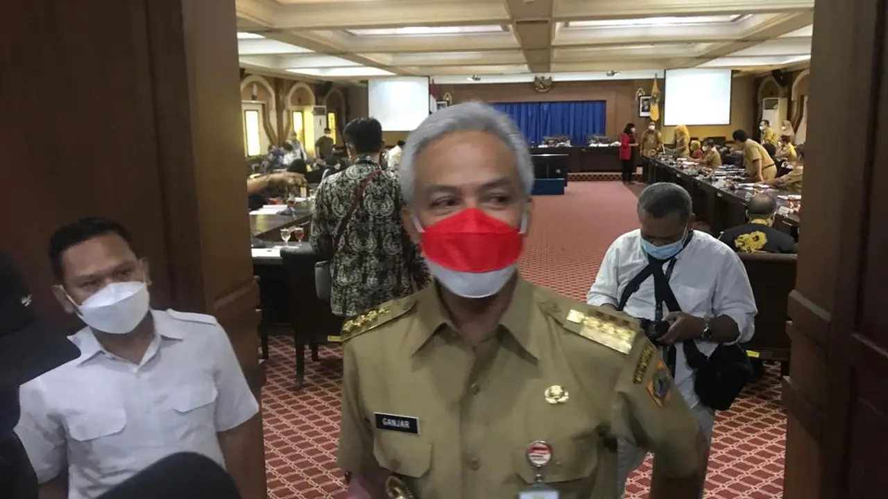 Ilustrasi Foto Gubernur Jawa Tengah, Ganjar Pranowo usai mengikuti Kunjungan DPD RI di  Gedung B Lantai 5 Pemerintah Provinsi Jawa Tengah