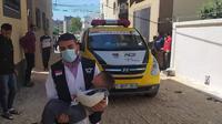 Ambulans bantuan warga Padang di Palestina. (Humas Kota Padang)
