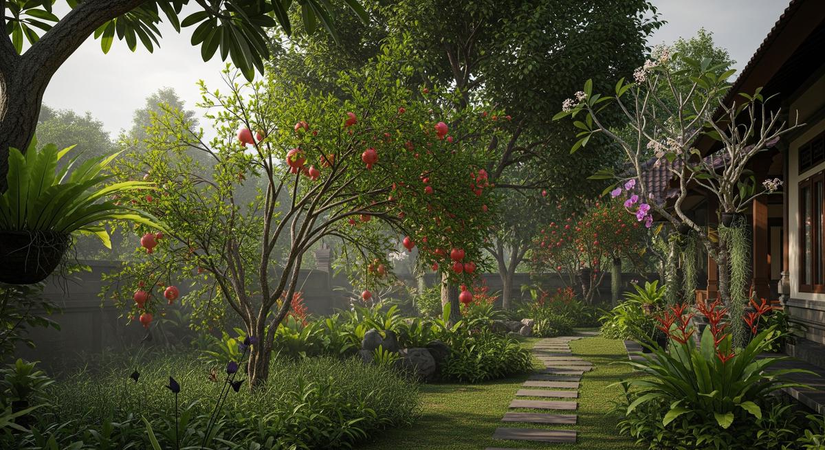 Pohon Delima/Foto: AI Generated