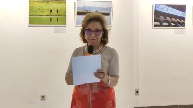 Maria Battaglia, Direktur Istituto Italiano di Cultura (IIC) Jakarta (kanan). (Liputan6.com/Alya Felicia Syahputri)