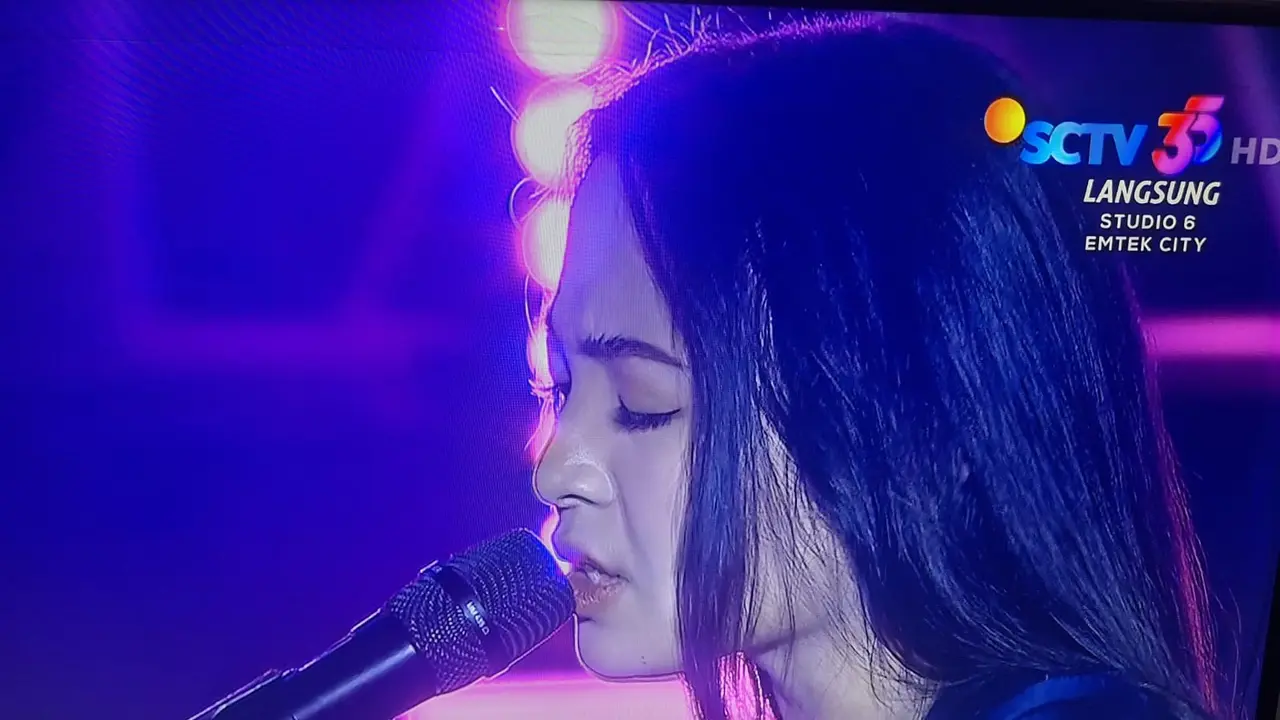 Bernadya di HUT SCTV 35 Xtraordinary. (SCTV)
