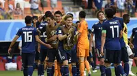 Kemenangan 2-1 yang diraih Jepang atas Kolombia menghadirkan deretan fakta-fakta menarik. (AFP/Juan Barreto)
