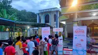 AQUVIVA bagikan 450.000 air mineral untuk buka puasa. &copy;Istimewa