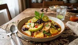 Resep Asinan Kiamboy, Paduan Buah Segar dengan Kuah Pedas Manis