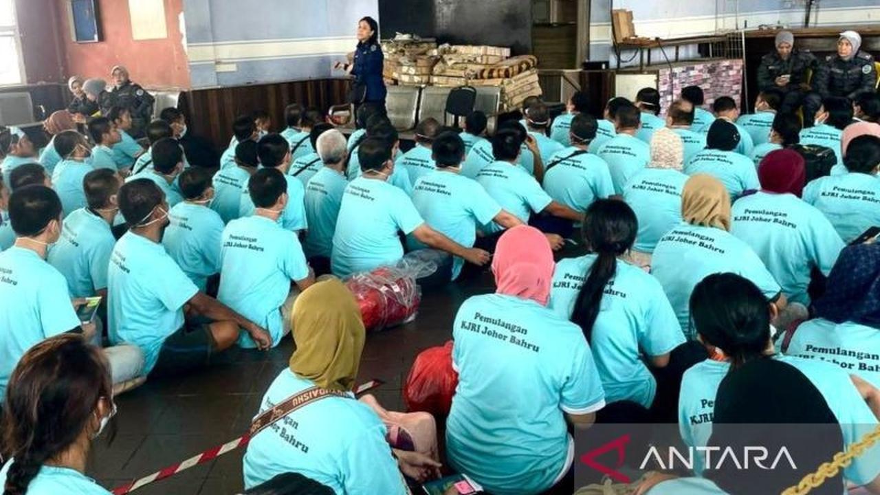 KJRI Johor Bahru Pulangkan 281 WNI, Termasuk Kelompok Rentan, ke Tanah Air