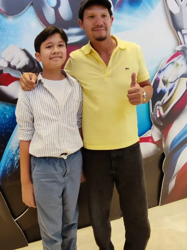 Angga Puradiredja dan sang putra, Sheemar Rahman Purwadiredja