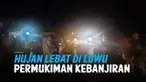 Warga Sulu, Sulawesi Tengah diterjang banjir di permukimannya dengan ketinggian 1,5 meter. Banjir terjadi akibat luapan sungai setelah hujan deras turun dalam durasi yang panjang.