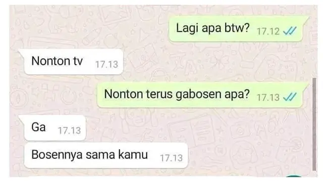 6 Chat Tanya 'Lagi Apa' Tanpa Basa-Basi Ini Balasannya Bikin Elus Dada
