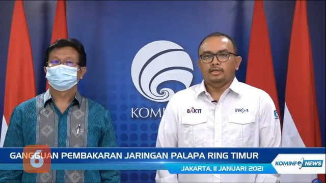 Palapa Ring Timur yang terbakar