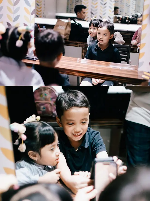 Momen kompak Okin, Xabiru, dan Chava (Instagram/@okintph)