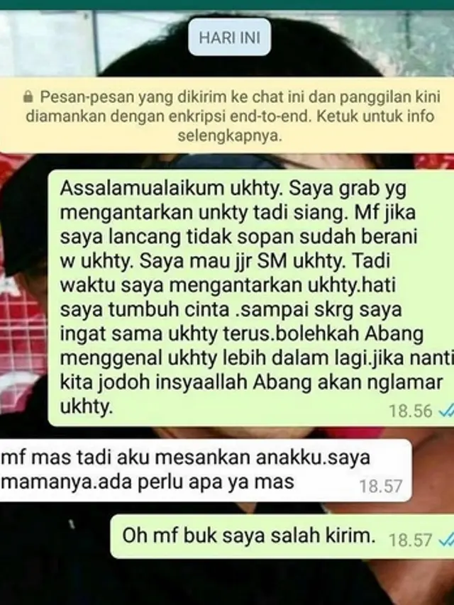 7 Chat Kocak Saat Driver Ojol dan Penumpang Salah Kirim