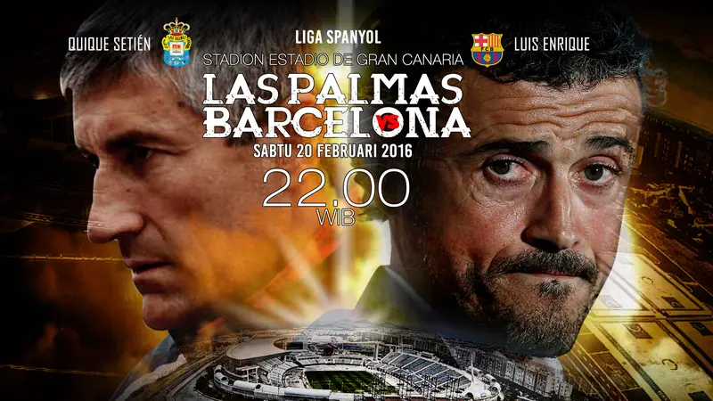 160218 Las Palmas vs Barcelona Banner Pelatih Abdillah