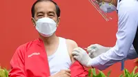 Ini yang Dirasakan Jokowi dan Raffi Ahmad Usai Divaksinasi Covid-19 Dosis Kedua