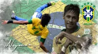 Ilustrasi Neymar (Liputan6.com/Sangaji) 