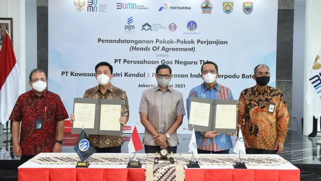 PGN sebagai Subholding Gas Pertamina akan menyediakan infrastruktur dan pasokan gas bumi ke Kawasan Industri Kendal (KIK) dan Kawasan Industri Terpadu Batang (KITB) Jawa Tengah. (Dok PGN)