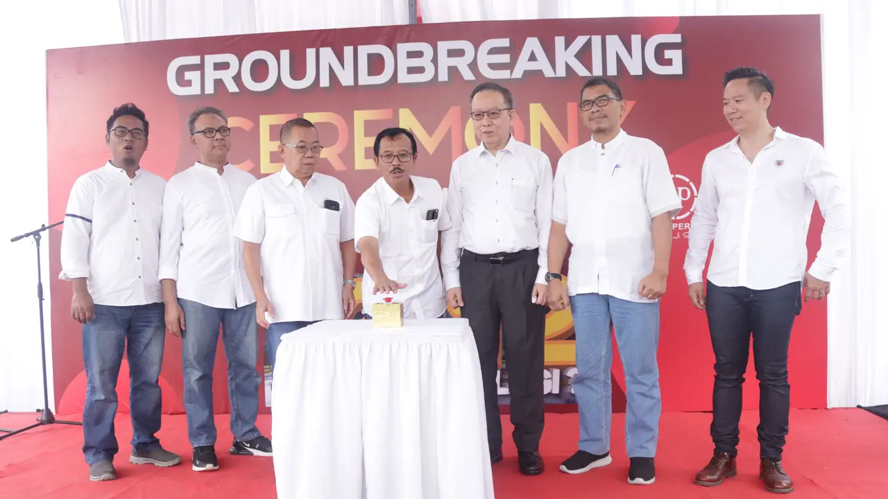 PT PP Properti Jababeka Residen secara resmi melangsungkan prosesi Groundbreaking untuk tower pertamanya yaitu Tower Shibuya.  (Istimewa)