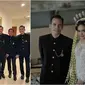 Potret Syach bersaudara jadi groomsmen di pernikahan keponakan. (Sumber: Instagram/andromedabaim/aryandasasha)