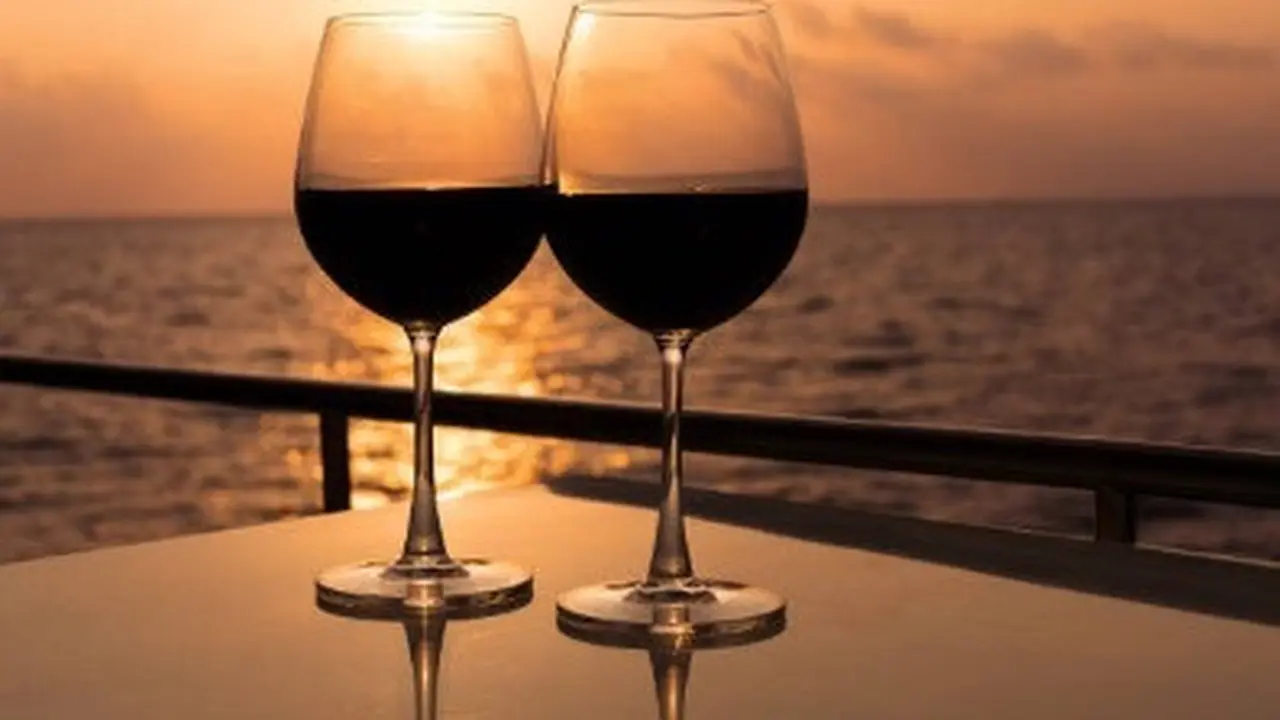 Ilustrasi wine.