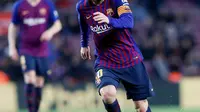 Lionel Messi saat bertanding di klub Barcelona (Dok. Instagram @leomessi / Nefri Inge)