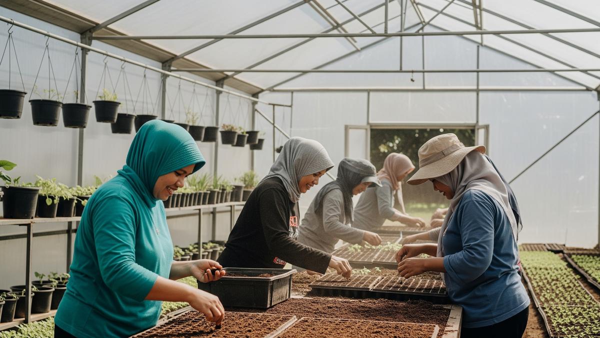 6 Tips Menyemai Sayur agar Panen Tidak Putus Ala Kelompok Wanita Tani di Purwokerto