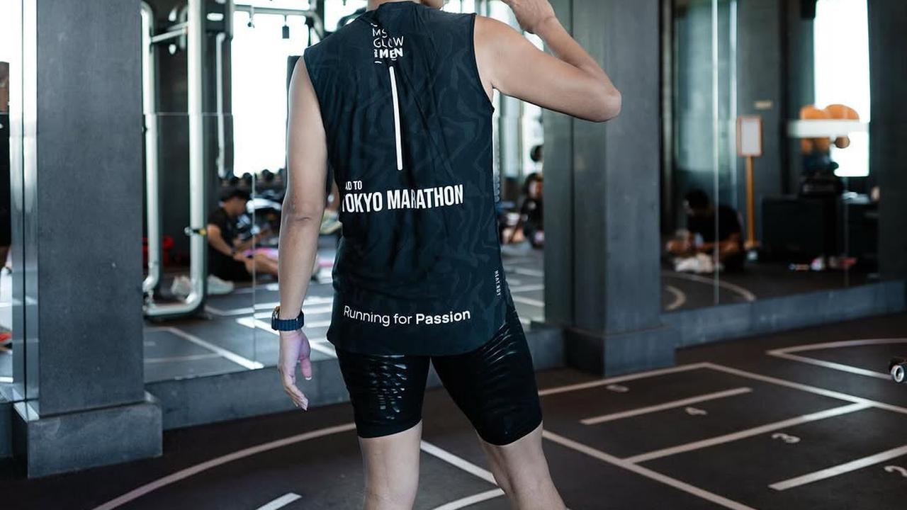 Potret Wanda Hara Konsisten Olahraga Lari, Pamer Otot Perut dan Siap Ikut Tokyo Marathon