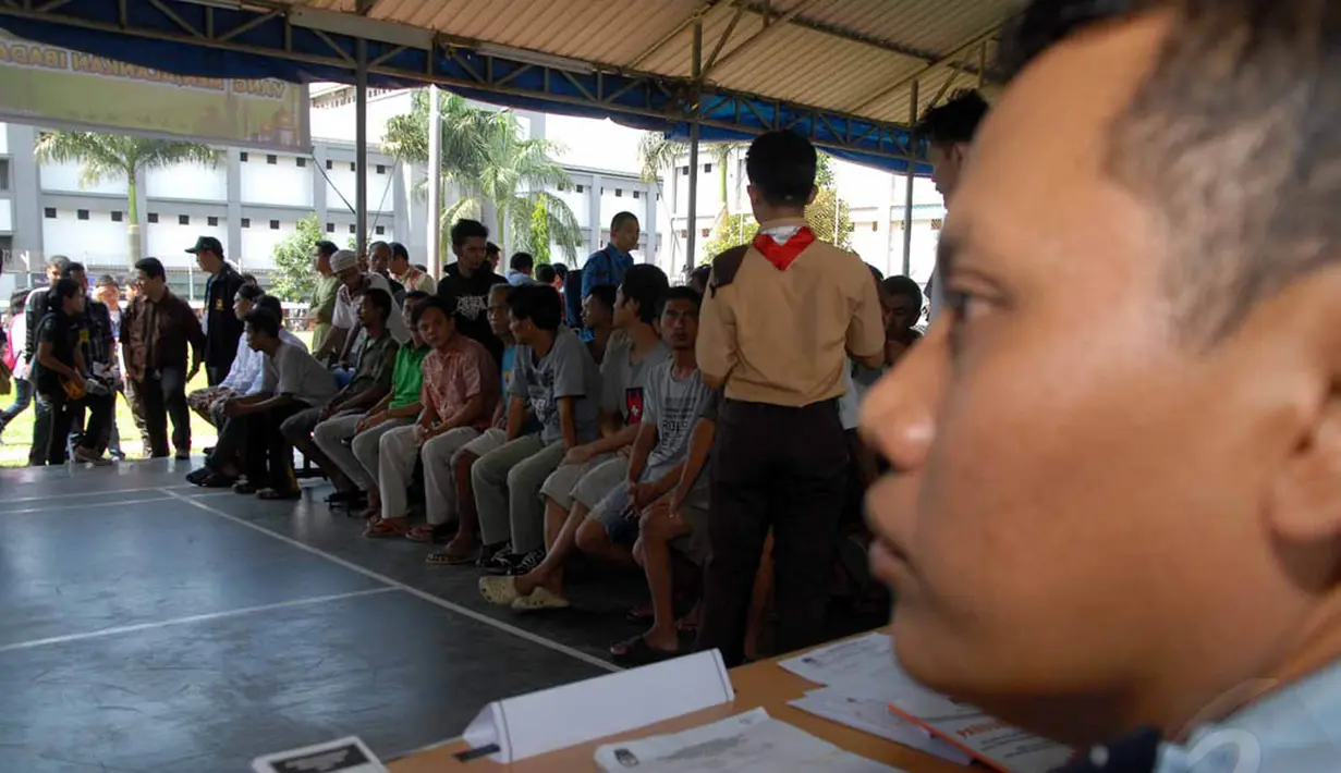 Inilah suasana pencoblosan pilpres di LP Cipinang, Jakarta, (9/7/14) (Liputan6.com/ Miftahul Hayat).