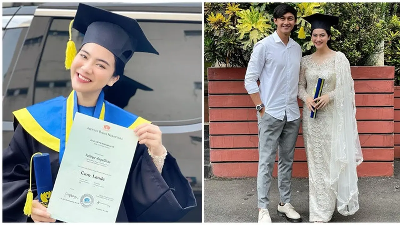 6 Momen Wisuda Felicya Angelista saat Sedang Hamil, Lulus dengan Predikat Cumlaude