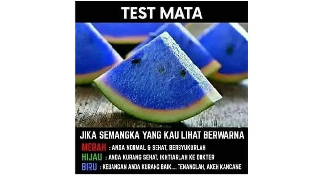 Potret Lucu Soal Tes Mata Ini Bikin Mikir Keras