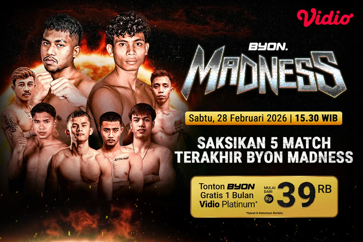 Jadwa Pertandingan Byon Madness Eksklusif hanya di Vidio