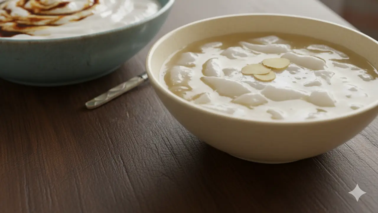 Bubur Sumsum dan Kembang Tahu