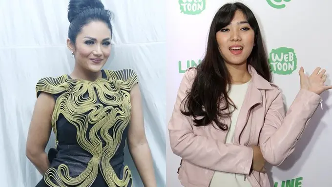 [Bintang] Krisdayanti dan Isyana Sarasvati