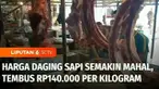 Di antara berbagai bahan pokok yang serba mahal, daging sapi kembali jadi perhatian. Jelang lebaran harga daging sapi lokal merangkak naik.
