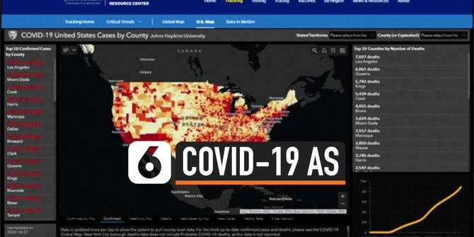 VIDEO: Rekor Baru, Kasus Harian Covid-19 di AS Tembus 91 Ribu