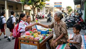 Ide Bisnis Pensiunan di Depan Rumah (Foto: Gemini AI)