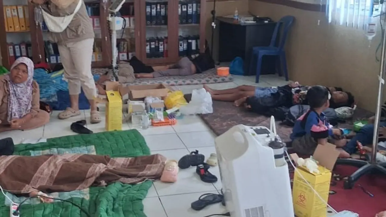 Korban keracunan massal di Cianjur
