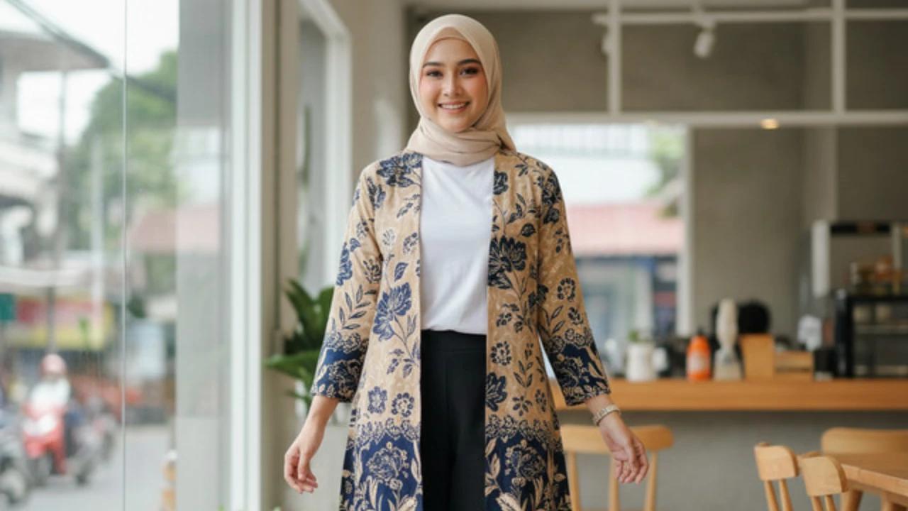 Perpaduan Tradisional dan Modern, Ini 7 Model Atasan Batik Cardigan untuk Berbagai Acara