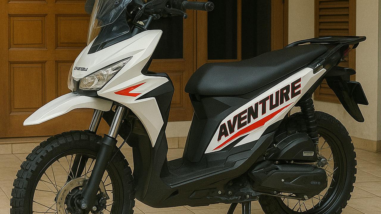 Honda Beat gaya adventure atau trail