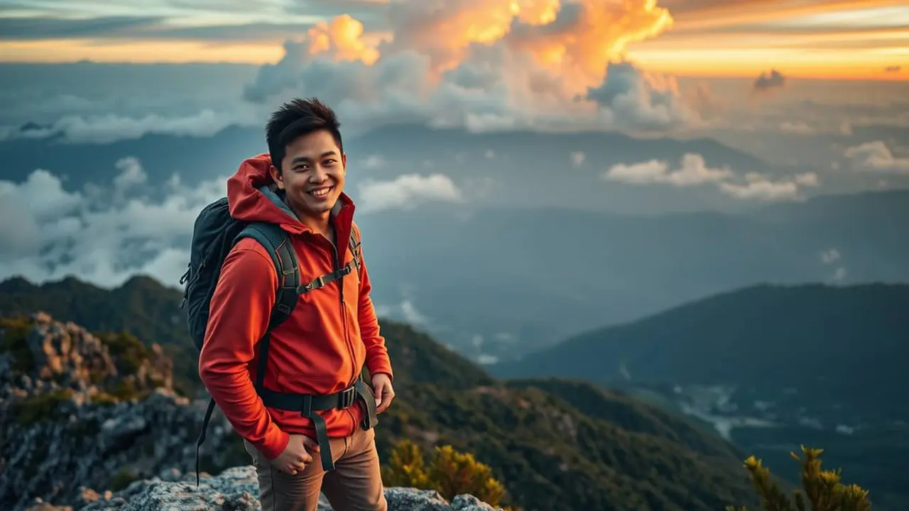 caption pendaki gunung instagram