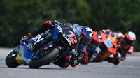 Pembalap VR46 Sky Racing, Marco Bezzecchi. (AFP/Joe Klamar)