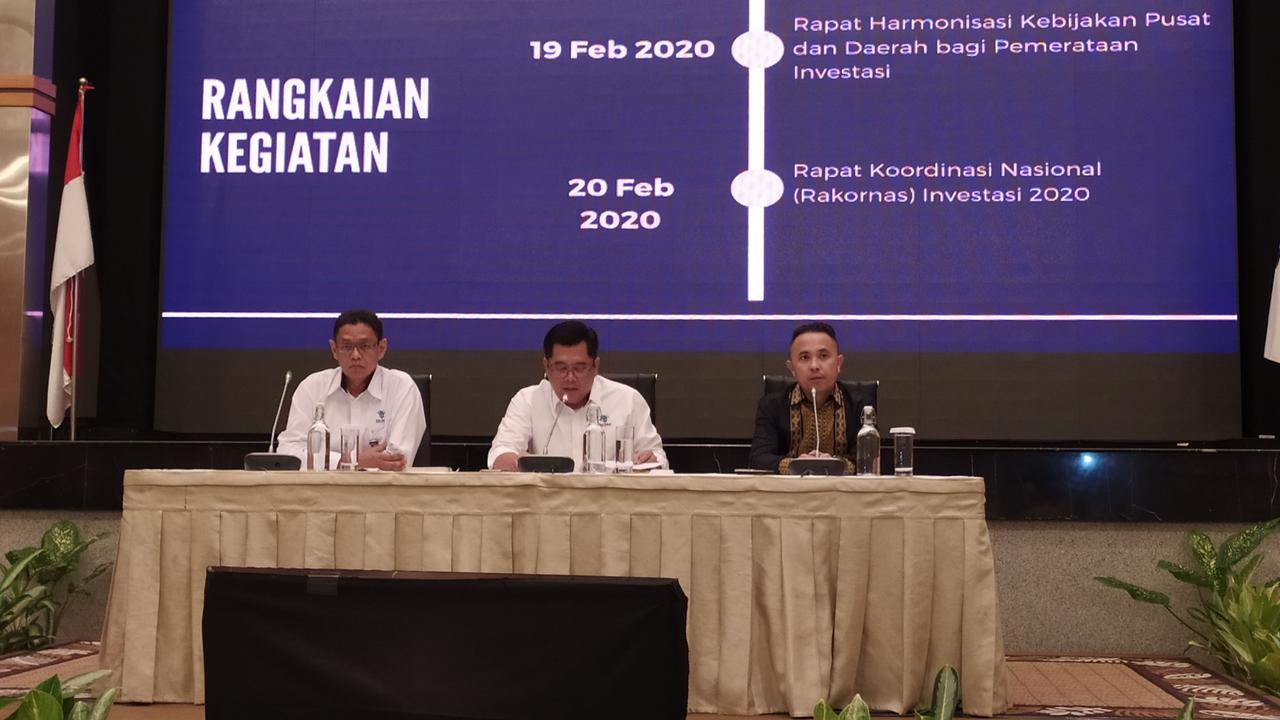 Badan Koordinator Penanaman Modal (BKPM) akan melaksanakan Rapat Koordinasi Nasional (Rakornas) Investasi 2020, pada Kamis 20 Februari 2020.