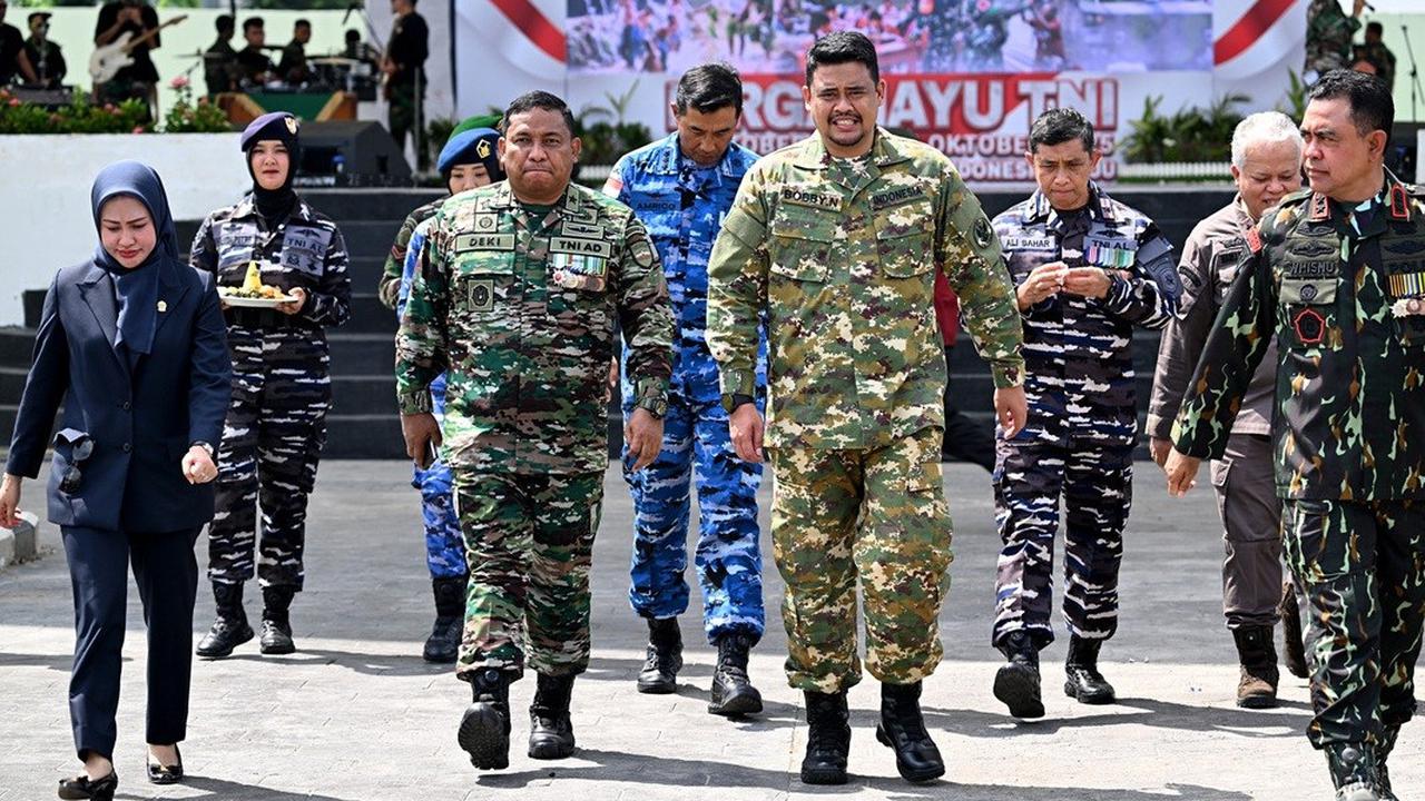 Gubernur Sumut Bobby Nasution Sebut TNI Berkontribusi Besar Jaga Kondusivitas