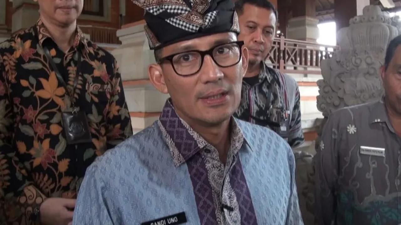 Sandiaga Uno berada di peringkat kedua dengan angka persentase sebesar 15,7 persen.<br>
